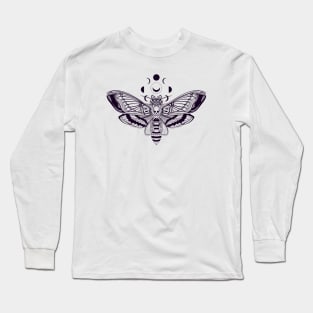 MOON AND MOTH Long Sleeve T-Shirt